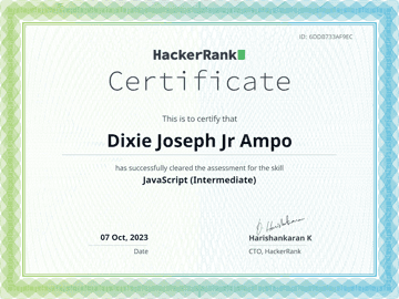 JavaScript (Intermediate)