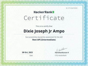 Rest API (Intermediate)